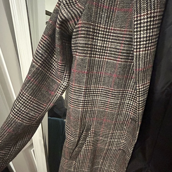 Plaid Trench Coat - Picture 5 of 7